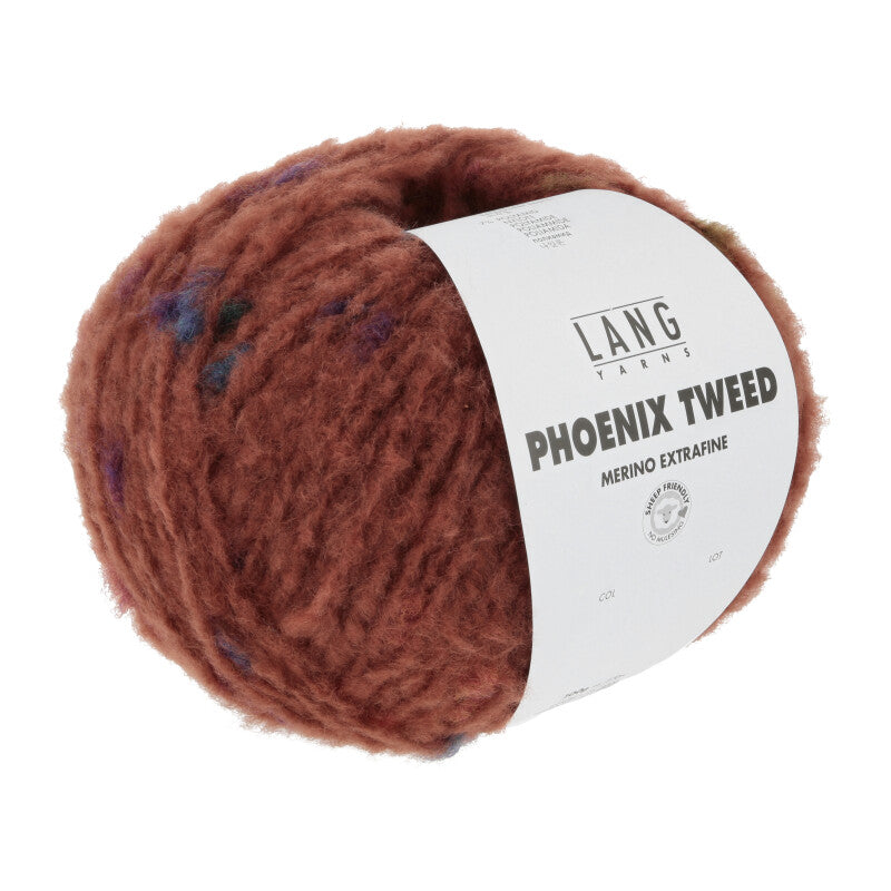Lang Yarns Phoenix Tweed in der Farbe nougat