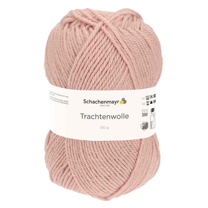 Schachenmayr Trachtenwolle in der Farbe rose
