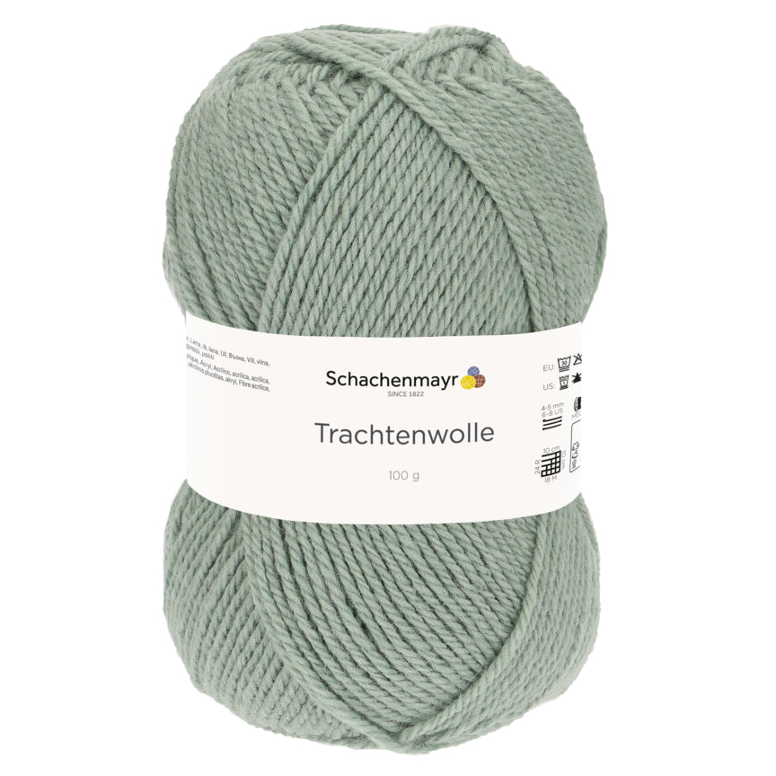Schachenmayr Trachtenwolle in der Farbe pistazie