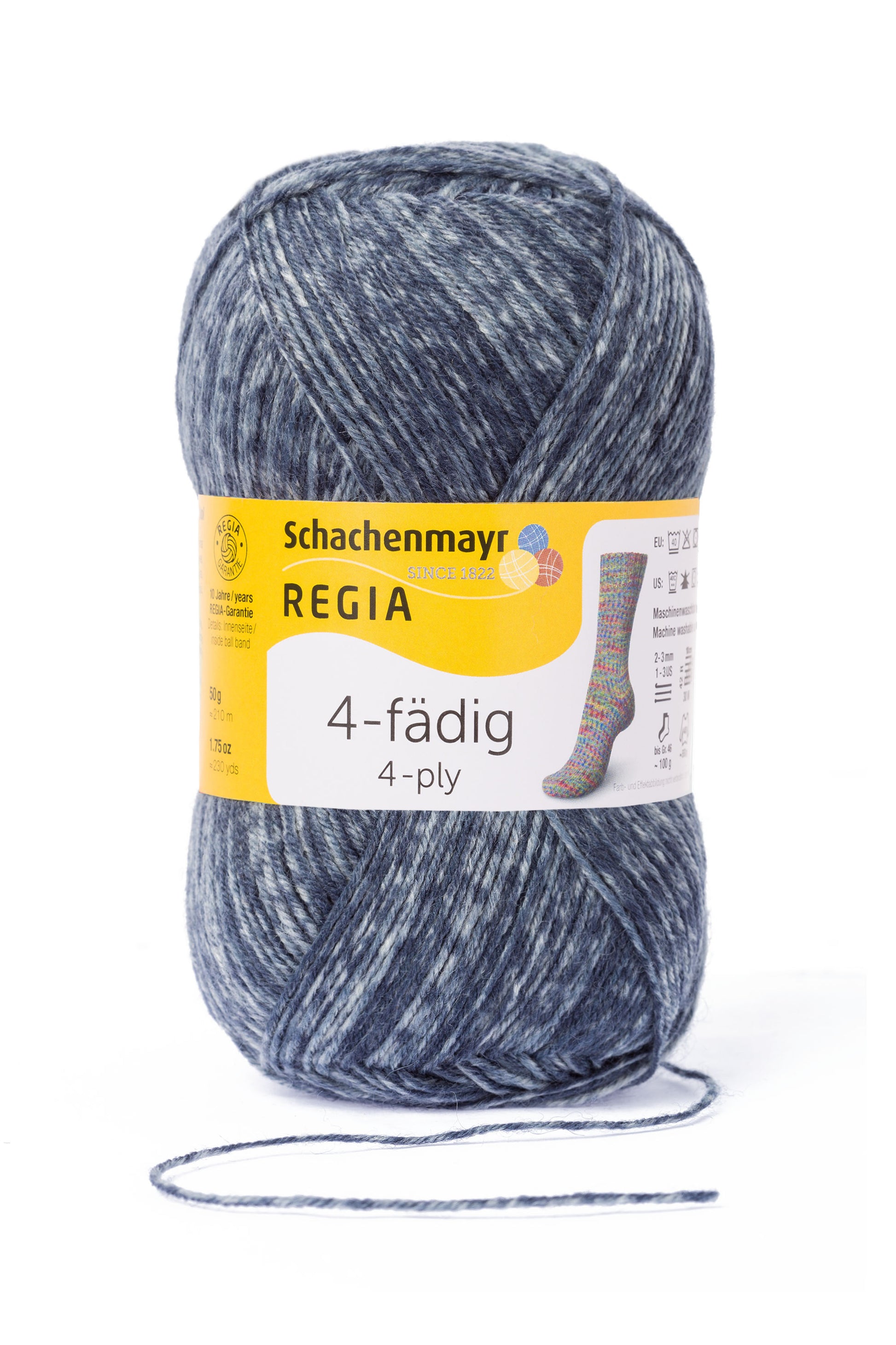 Sockengarne Regia 4-faedig color 100 gr in der Farbe stable color