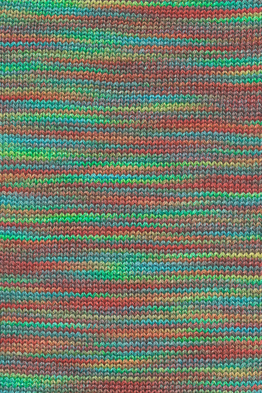 Lang Yarns NORMA COLOR in der Farbe rot gelb türkis