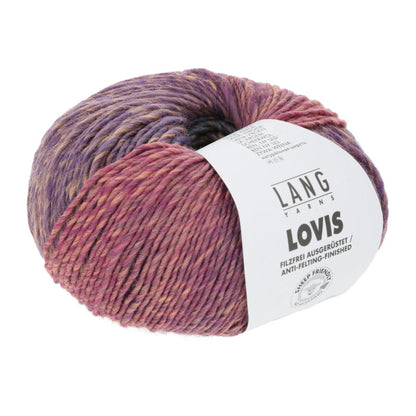 Lang Yarns Lovis in der Farbe fuchsia blau orange