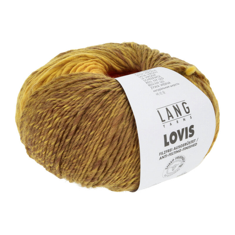 Lang Yarns Lovis in der Farbe gelb orange braun