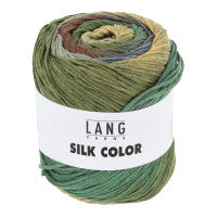 Lang Yarns Silk Color in der Farbe grün braun blau