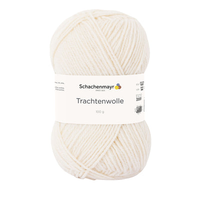 Schachenmayr Trachtenwolle in der Farbe  wollweiß