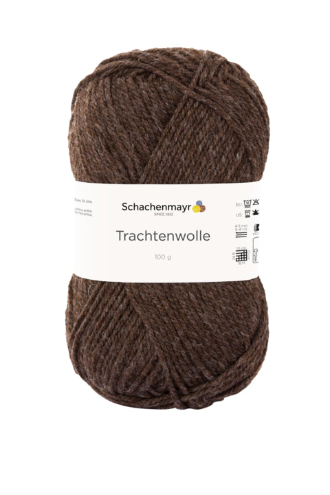 Schachenmayr Trachtenwolle in der Farbe biber meliert
