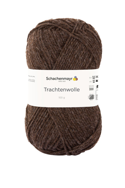Schachenmayr Trachtenwolle in der Farbe biber meliert