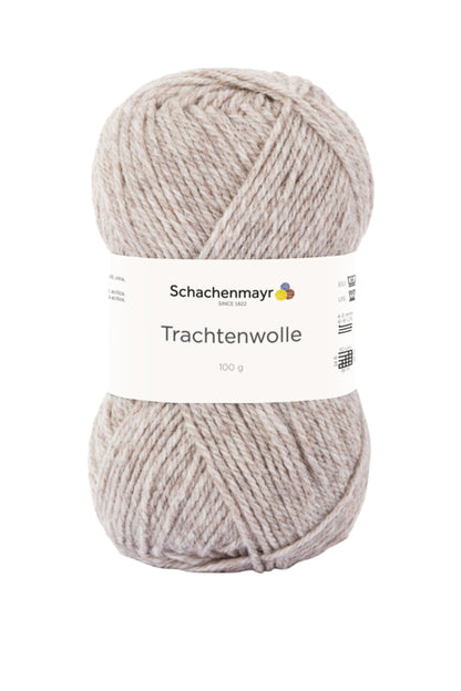 Schachenmayr Trachtenwolle in der Farbe sisal meliert