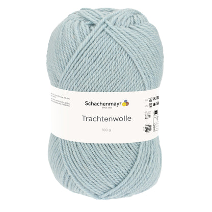 Schachenmayr Trachtenwolle in der Farbe himmelblau