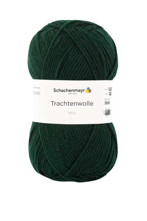 Schachenmayr Trachtenwolle in der Farbe tanne