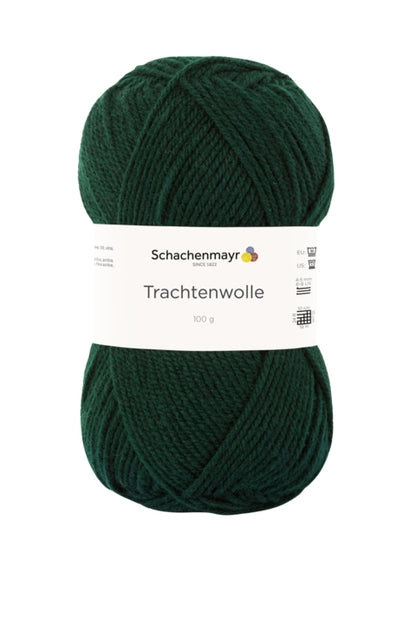 Schachenmayr Trachtenwolle in der Farbe tanne