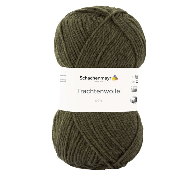 Schachenmayr Trachtenwolle in der Farbe loden