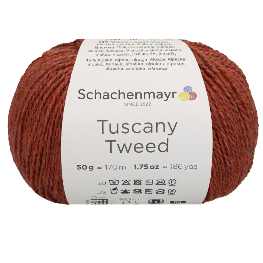 Schachenmayr Tuscany Tweed in der Farbe terracotta