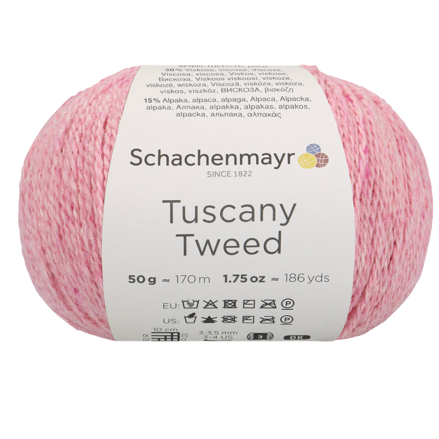 Schachenmayr Tuscany Tweed in der Farbe pink