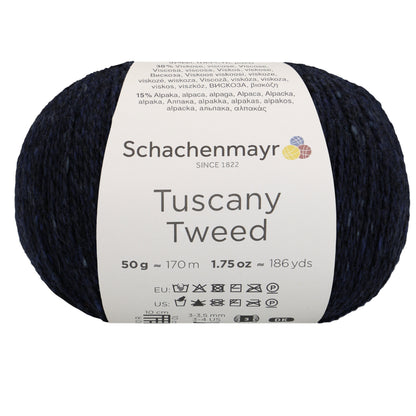 Schachenmayr Tuscany Tweed in der Farbe navy