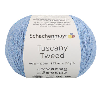 Schachenmayr Tuscany Tweed in der Farbe eisblau