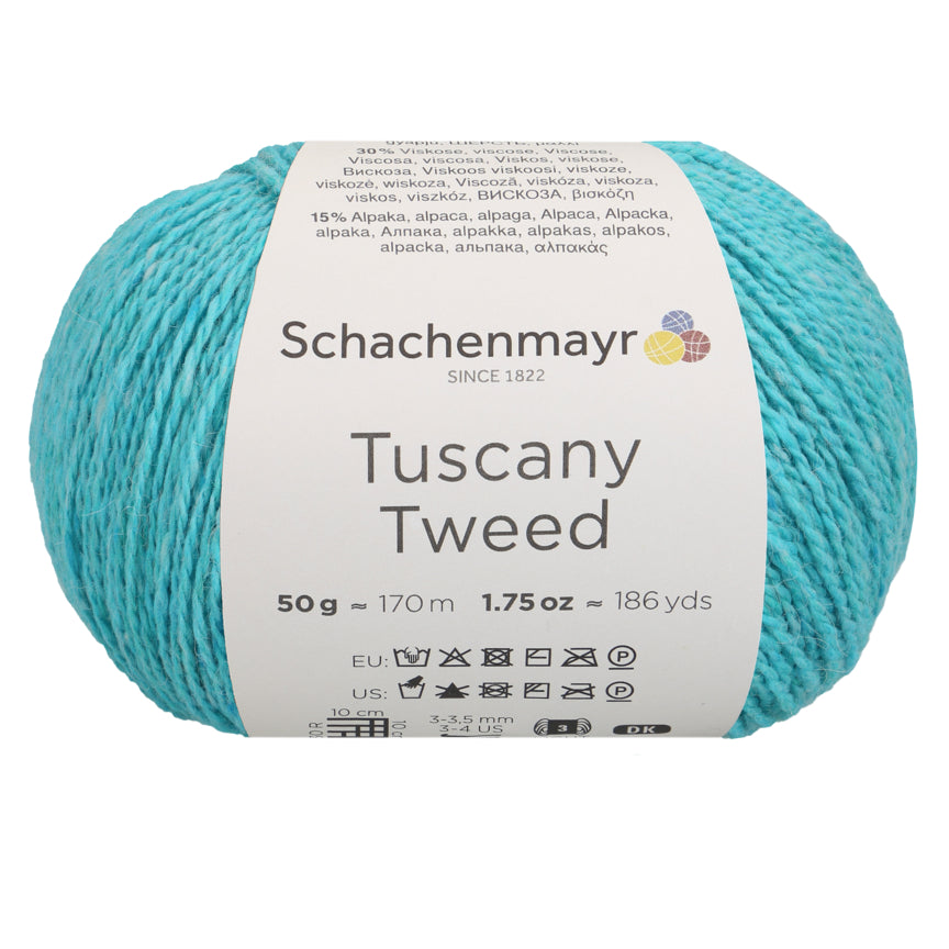 Schachenmayr Tuscany Tweed in der Farbe türkis