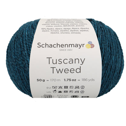 Schachenmayr Tuscany Tweed in der Farbe petrol