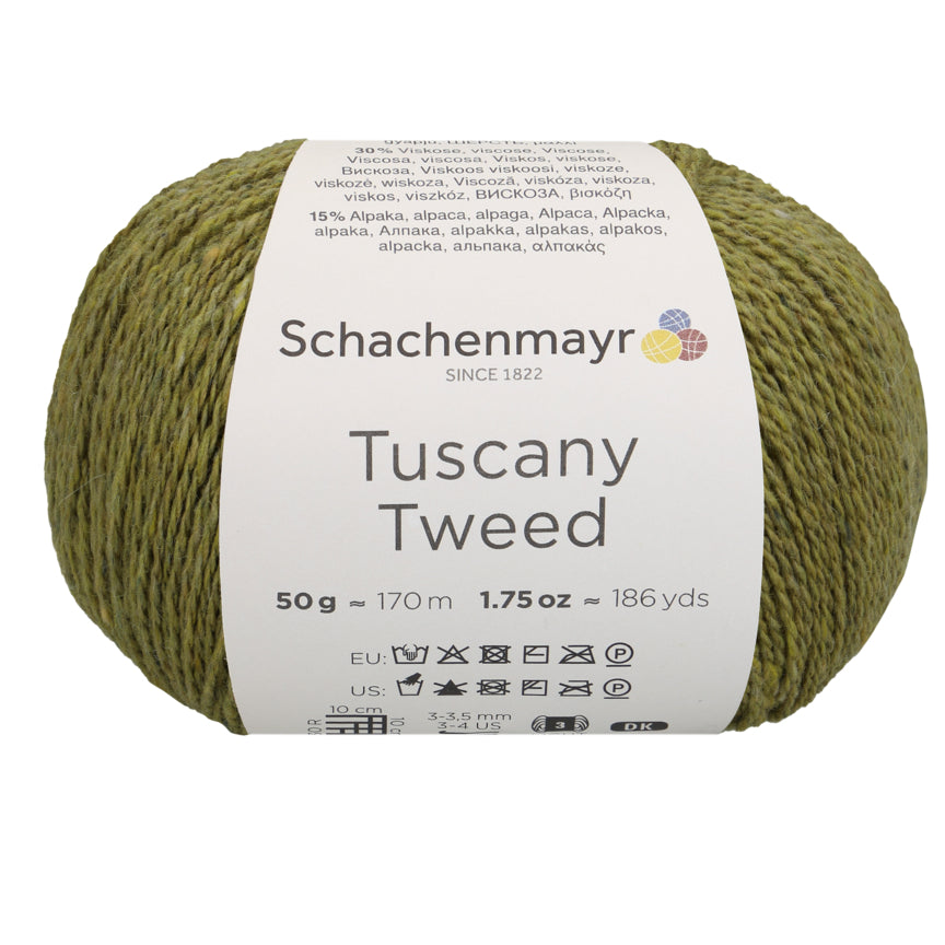 Schachenmayr Tuscany Tweed in der Farbe senf