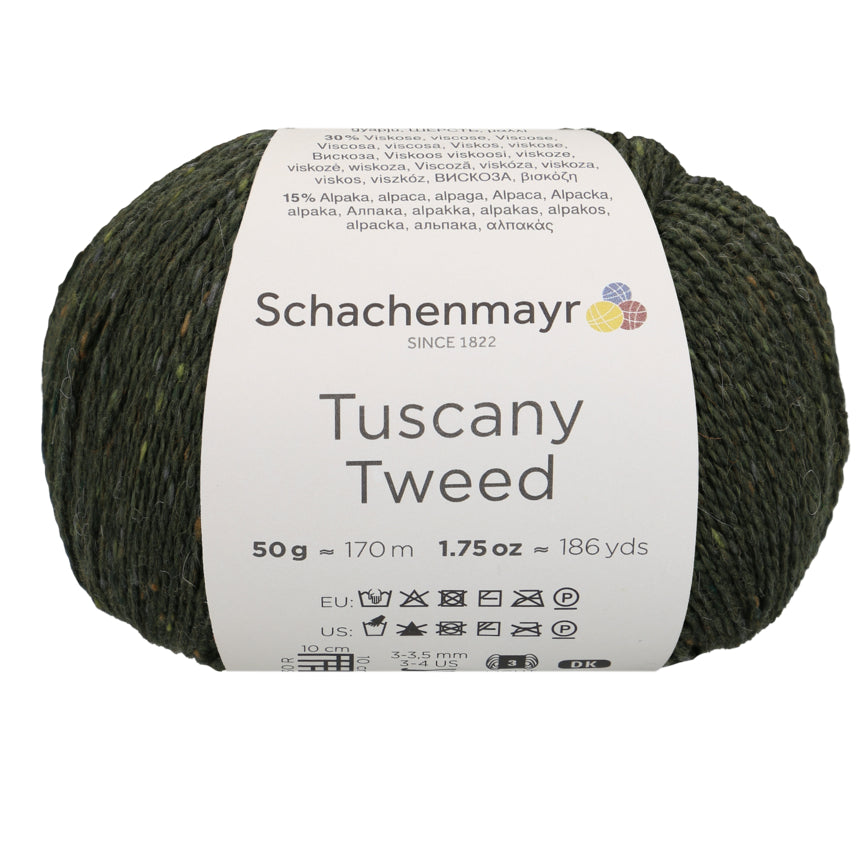 Schachenmayr Tuscany Tweed in der Farbe oliv