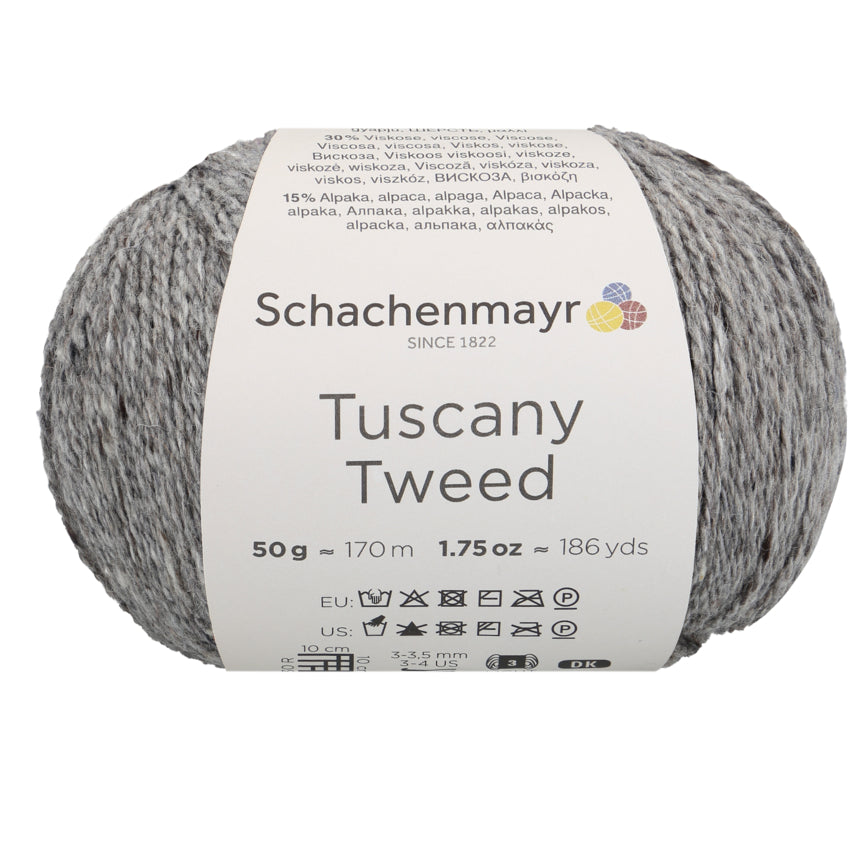 Schachenmayr Tuscany Tweed in der Farbe hellgrau
