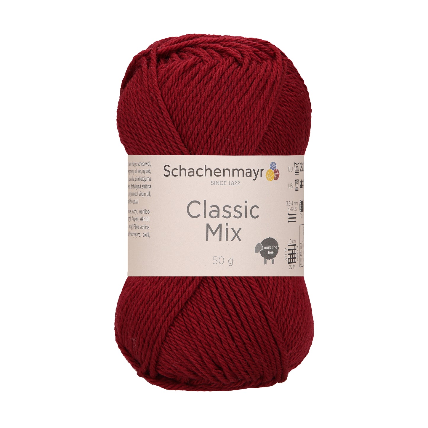 Schachenmayr Classic Mix in der Farbe burgundy