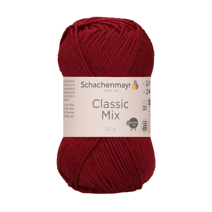 Schachenmayr Classic Mix in der Farbe burgundy