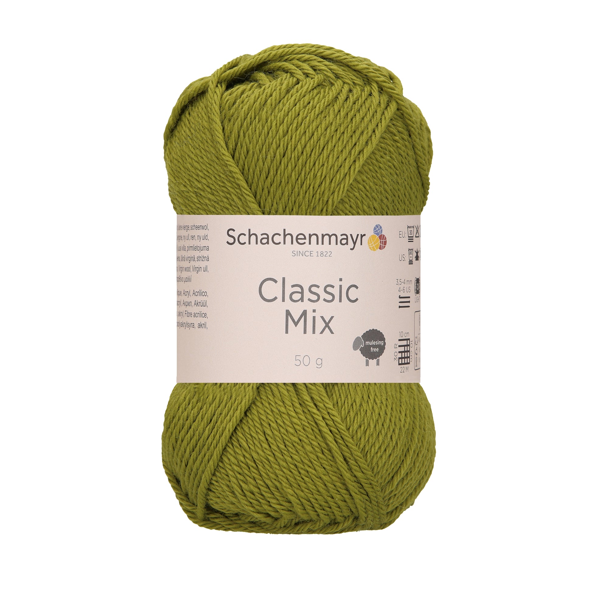 Schachenmayr Classic Mix in der Farbe avocado