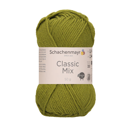 Schachenmayr Classic Mix in der Farbe avocado