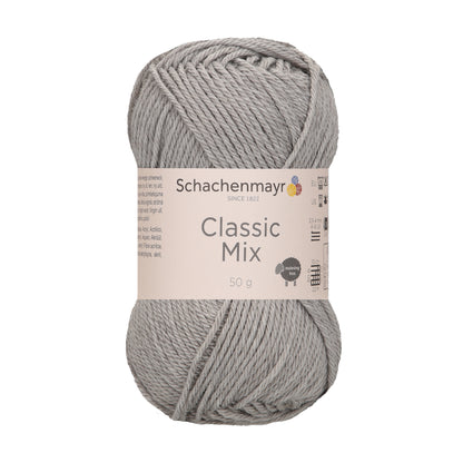 Schachenmayr Classic Mix in der Farbe light grey meliert