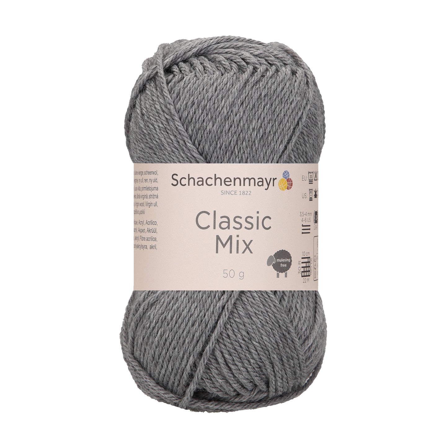 Schachenmayr Classic Mix in der Farbe mid grey meliert