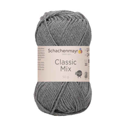 Schachenmayr Classic Mix in der Farbe mid grey meliert