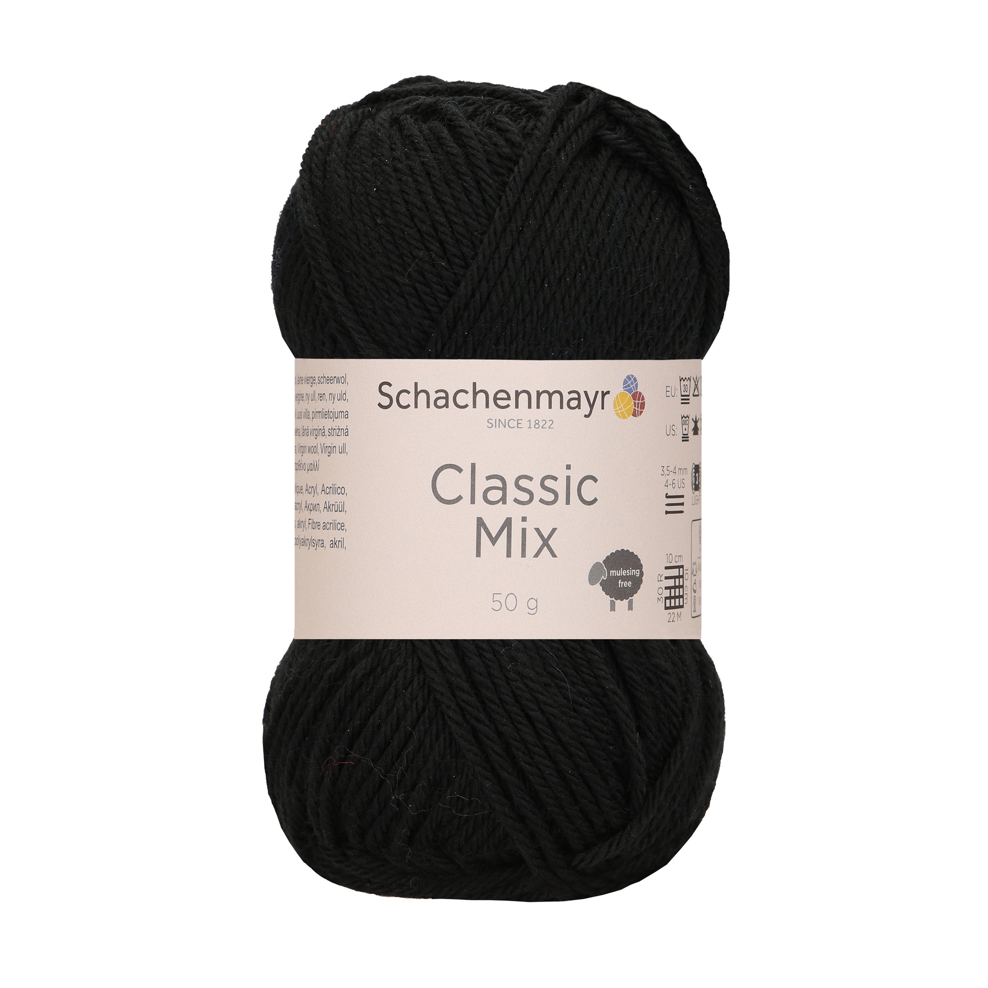 Schachenmayr Classic Mix in der Farbe schwarz
