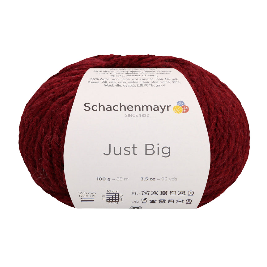 Schachenmayr Just Big in der Farbe bordeauxe
