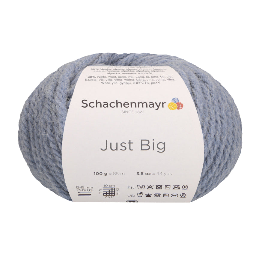Schachenmayr Just Big in der Farbe hellblau meliert