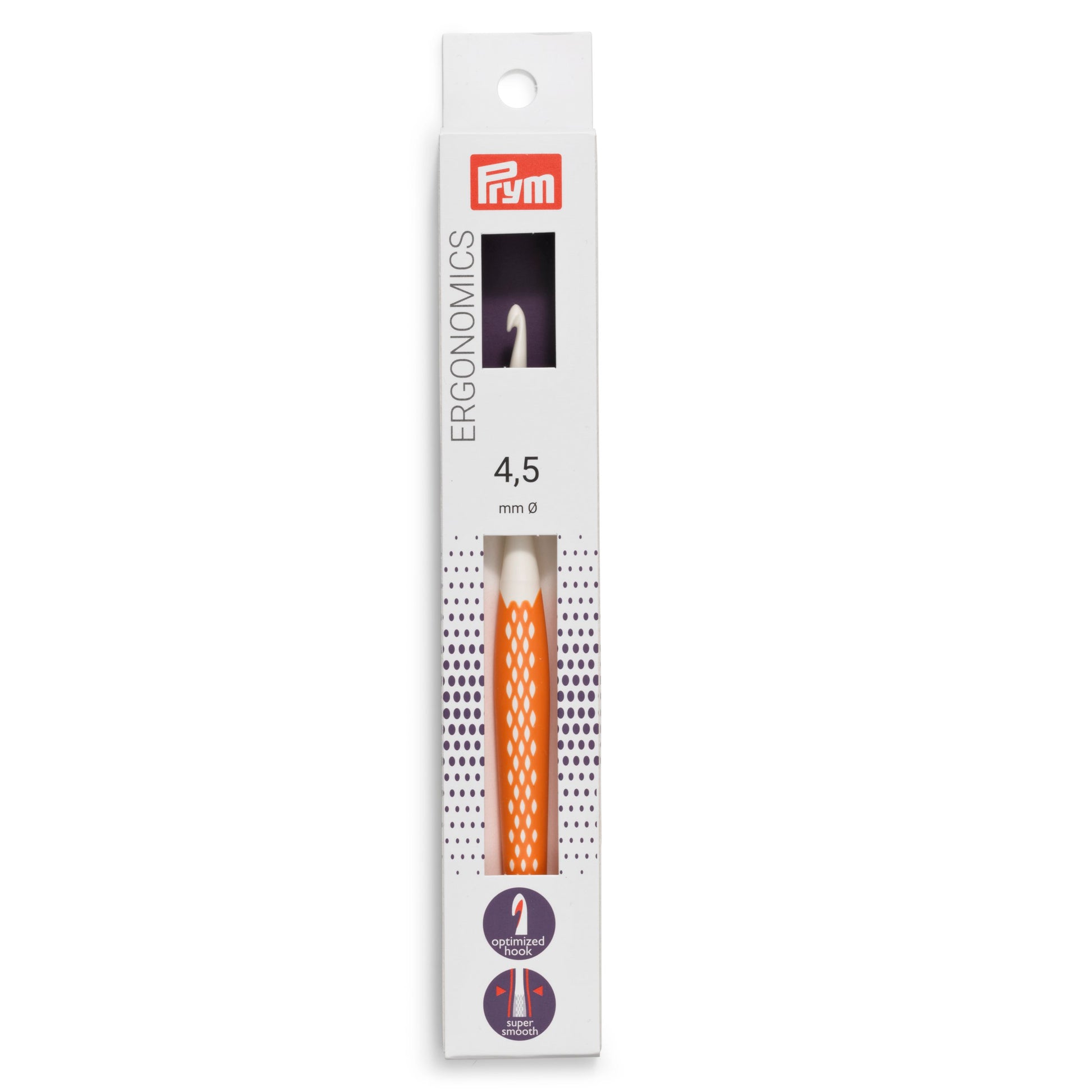 Prym Ergonomics Häkelnadel in der Stärke 4,5 mm