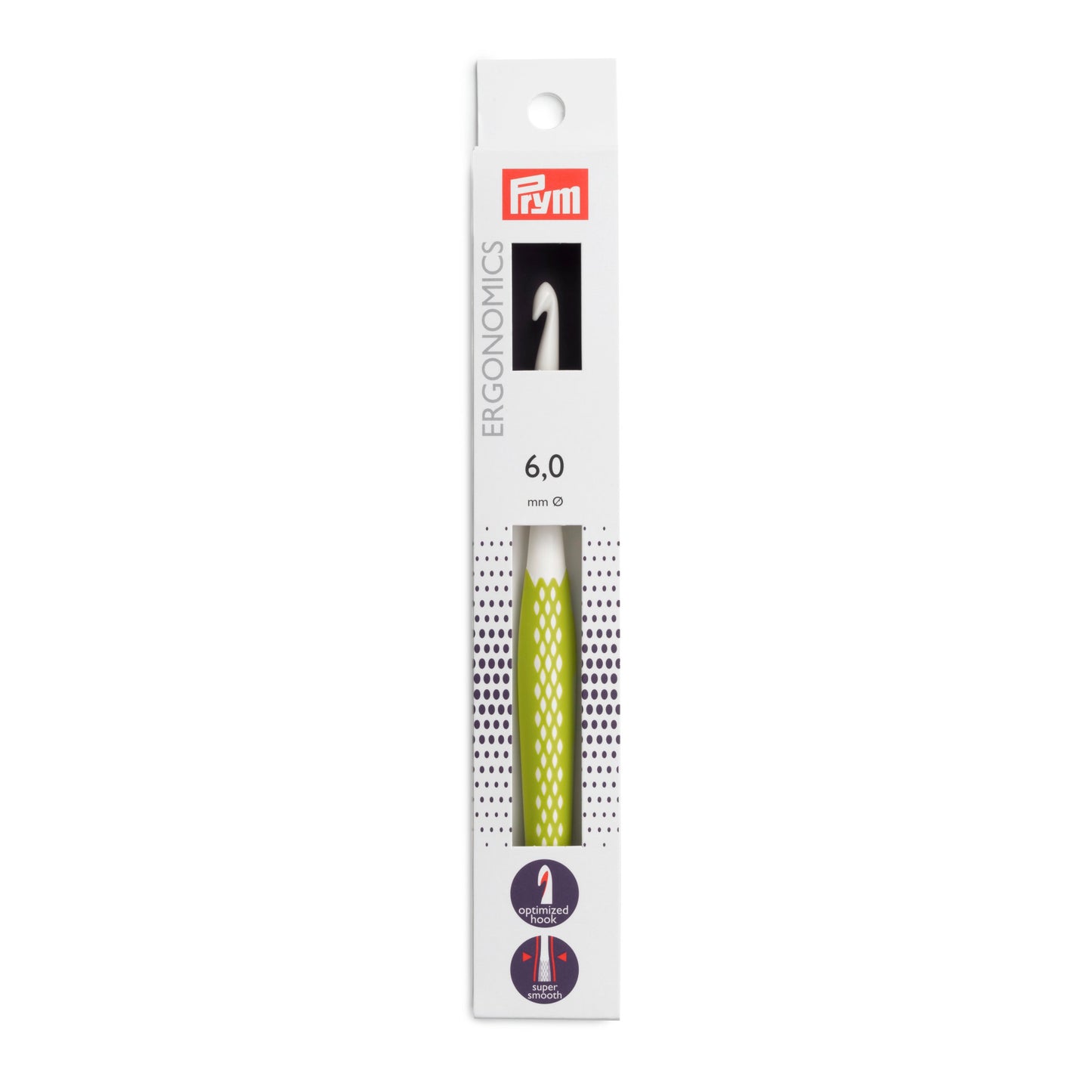 Prym Ergonomics Häkelnadel in der Stärke 6,0 mm