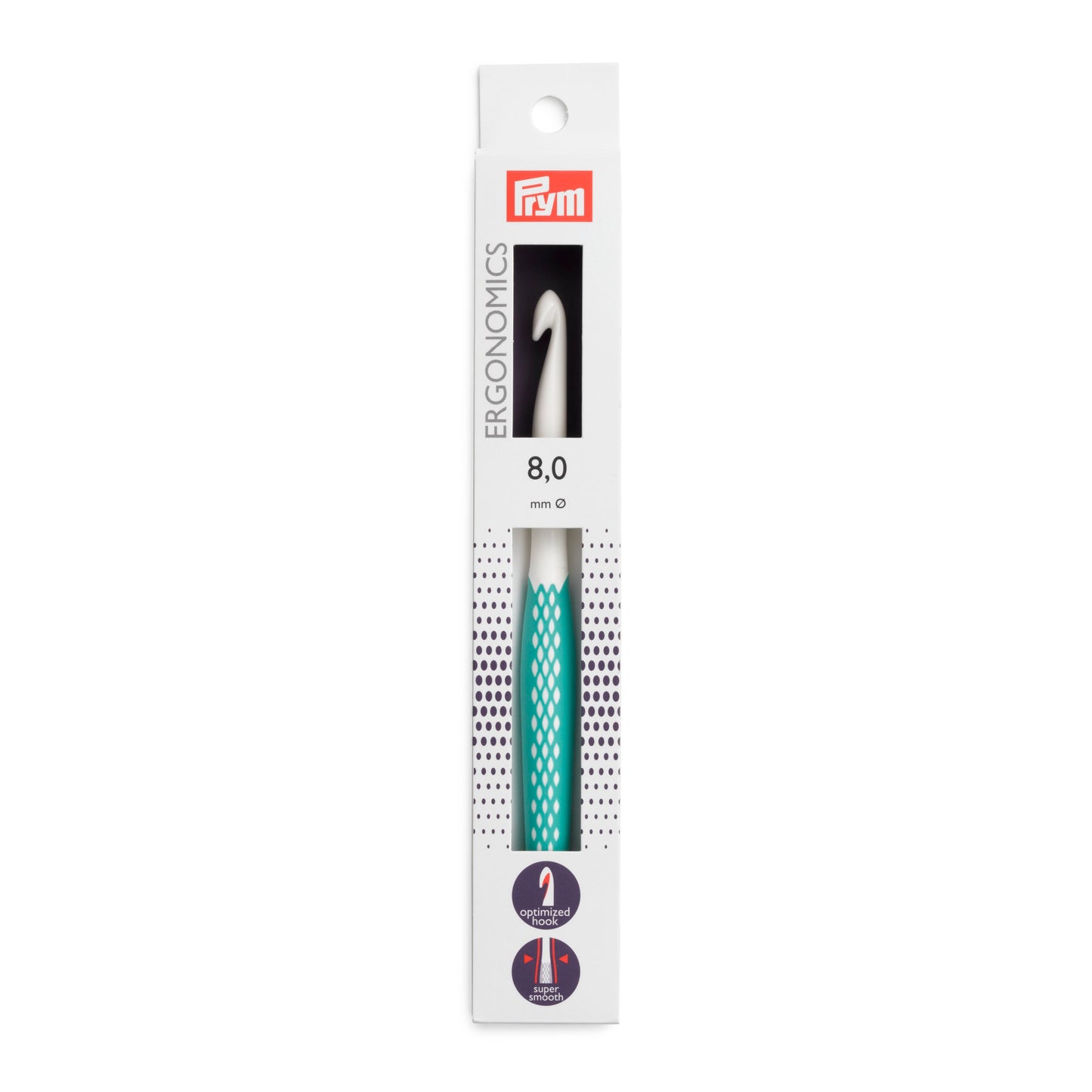 Prym Ergonomics Häkelnadel in der Stärke 8,0 mm