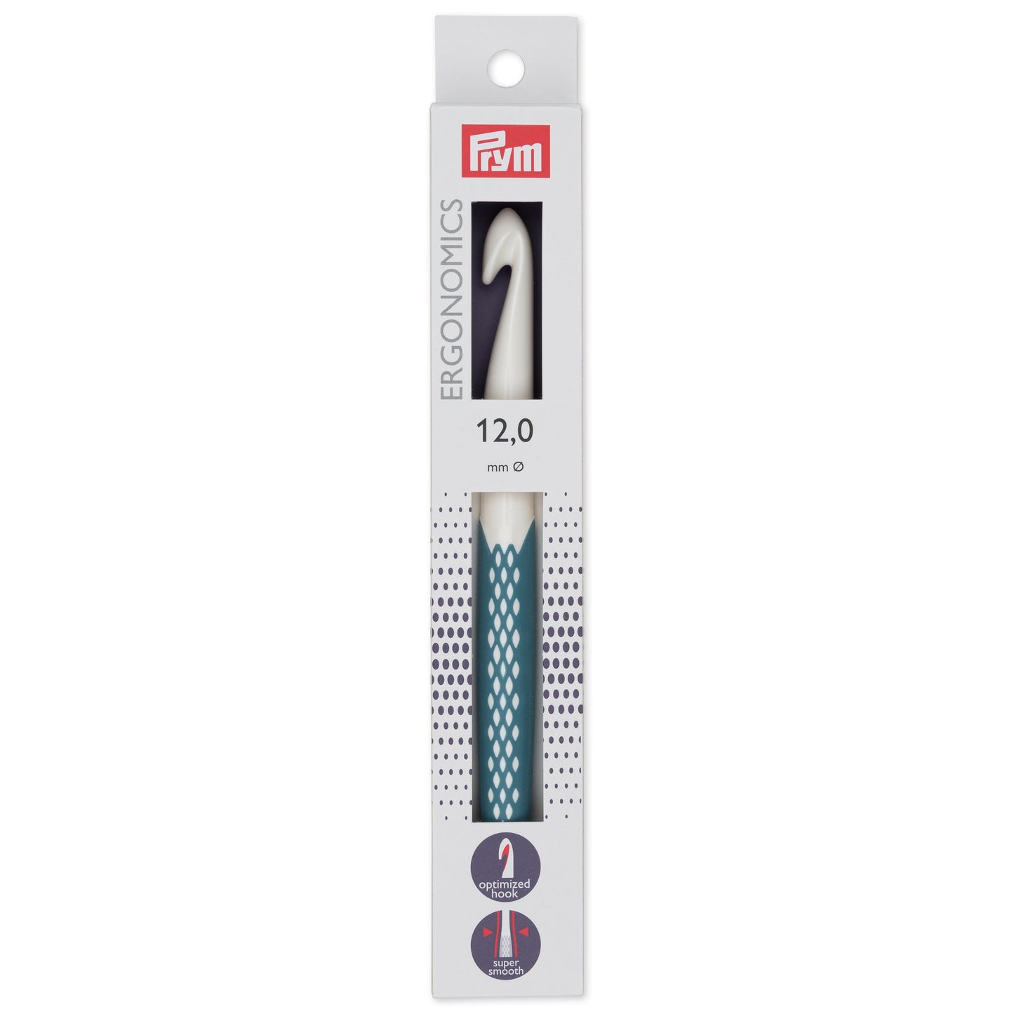 Prym Ergonomics Häkelnadel in der Stärke 12,0 mm