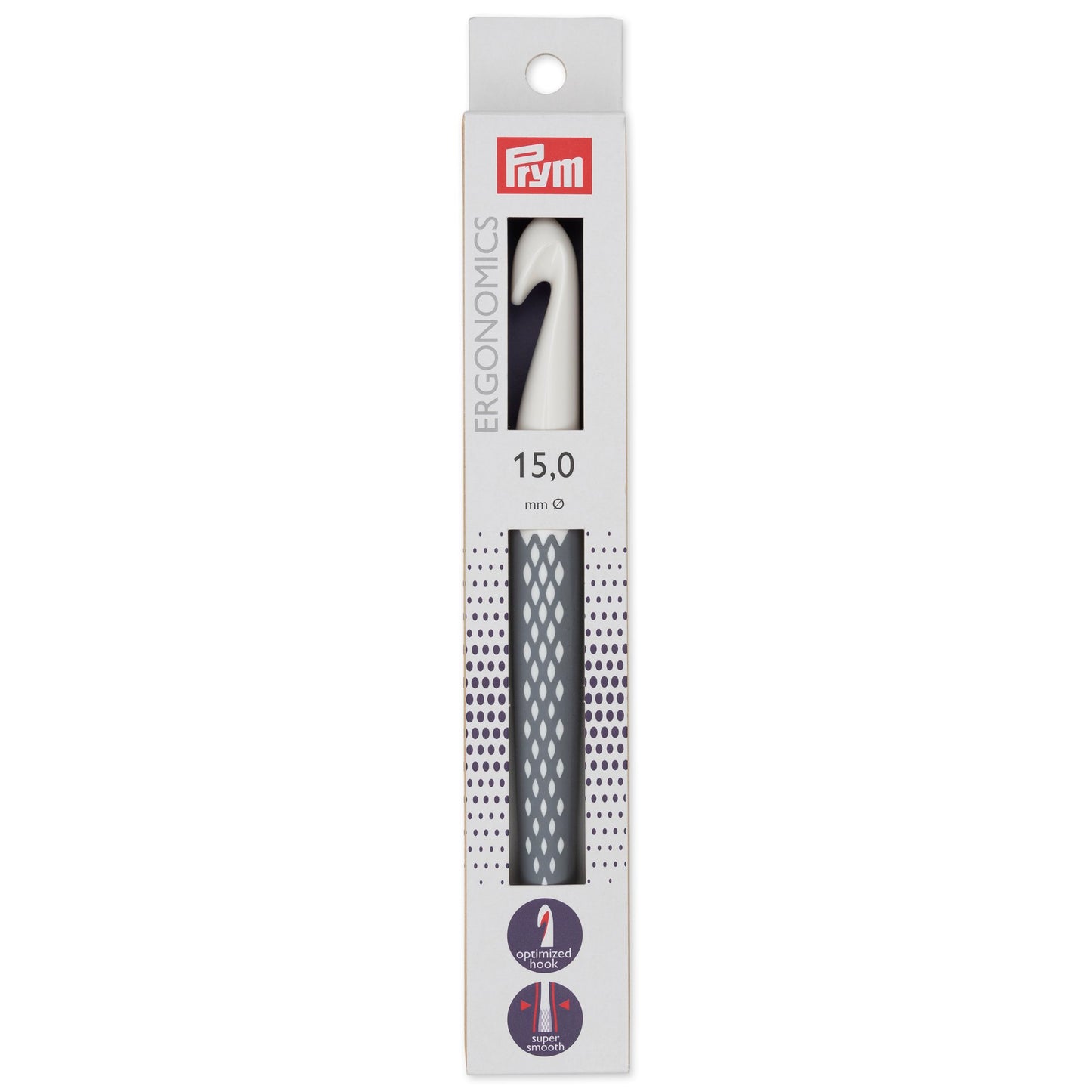 Prym Ergonomics Häkelnadel in der Stärke 15,0 mm