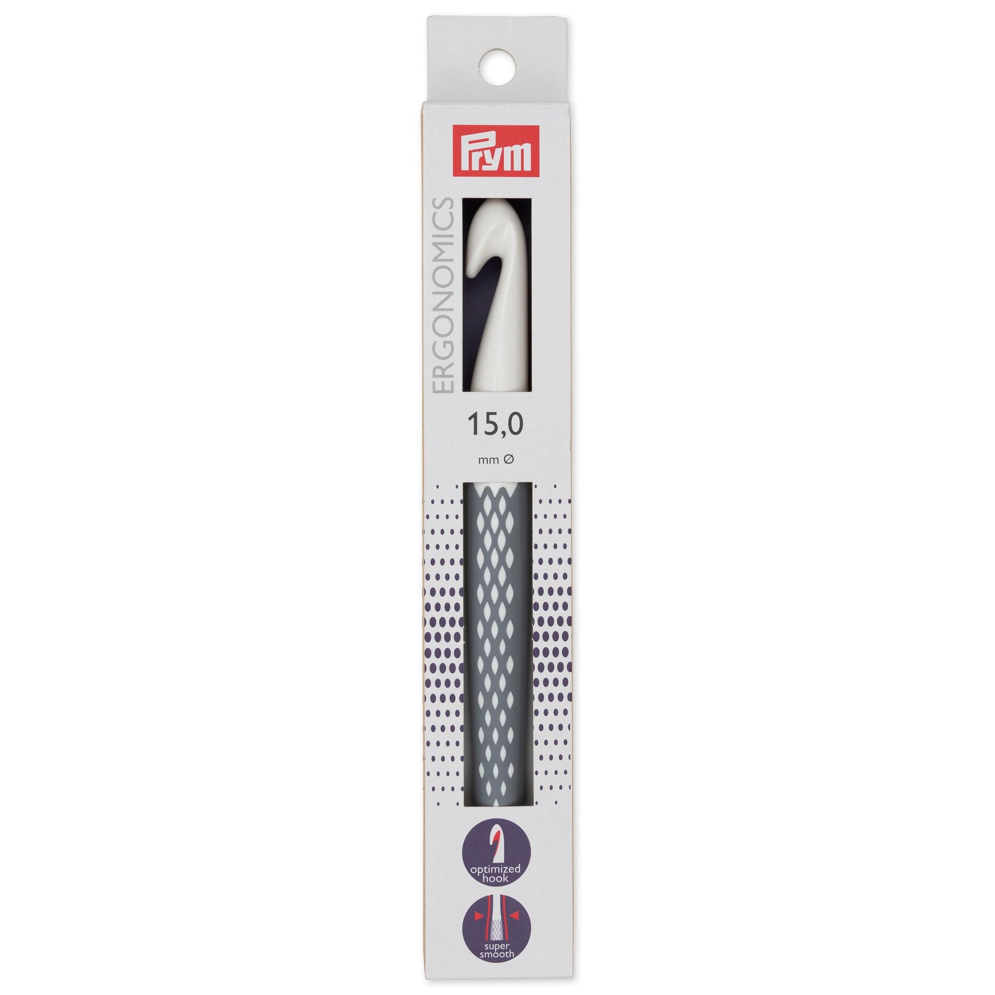 Prym Ergonomics Häkelnadel in der Stärke 15,0 mm