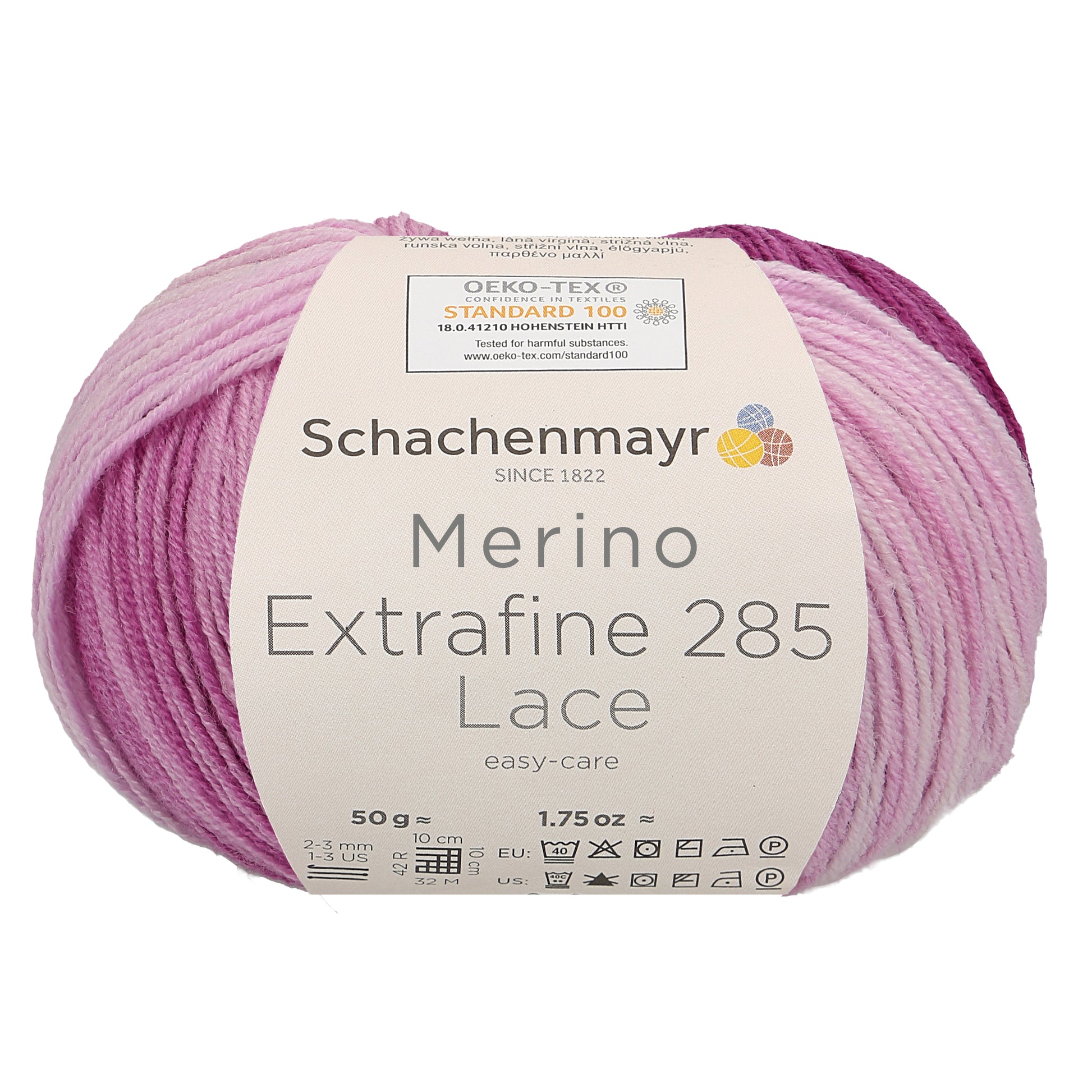 Ganzjahresgarn Merino 285 in der Farbe orchid