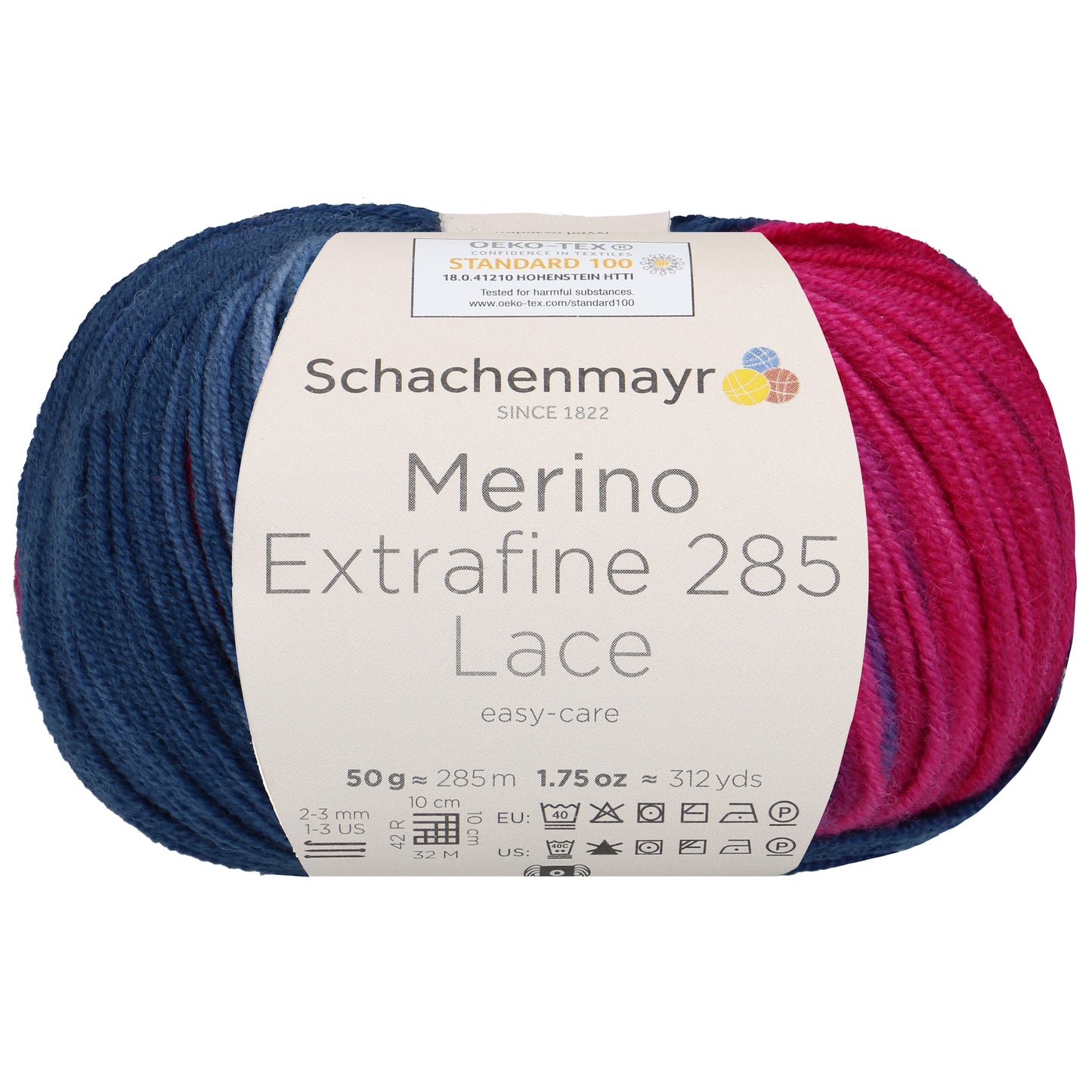 Ganzjahresgarn Merino 285 in der Farbe purple