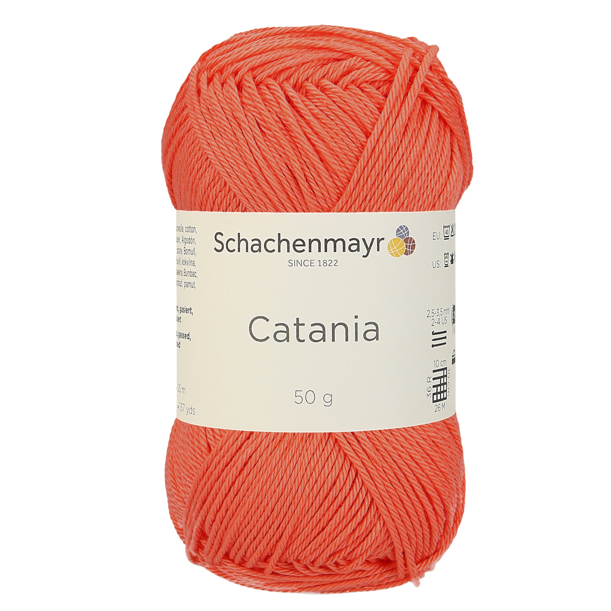Sommergarn "Catania" in der Farbe Koralle
